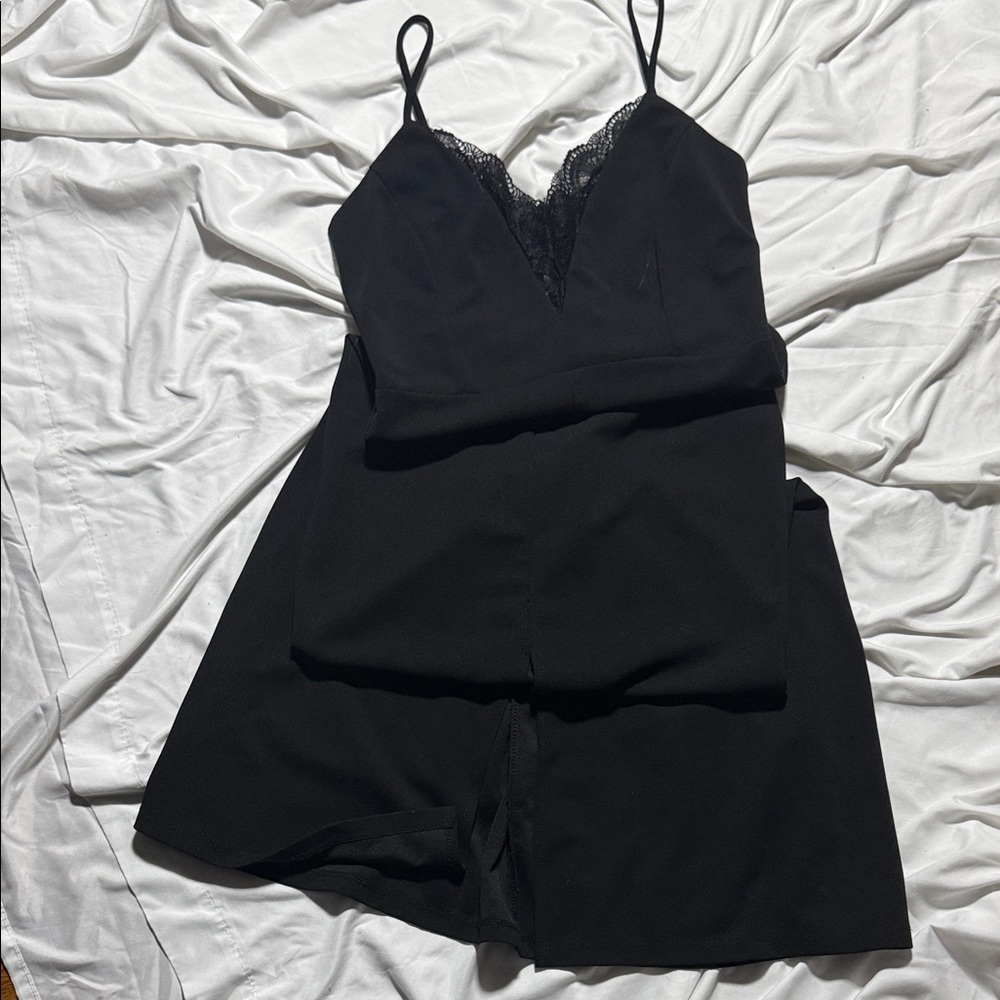 Windsor Elegant Black Lace Dress